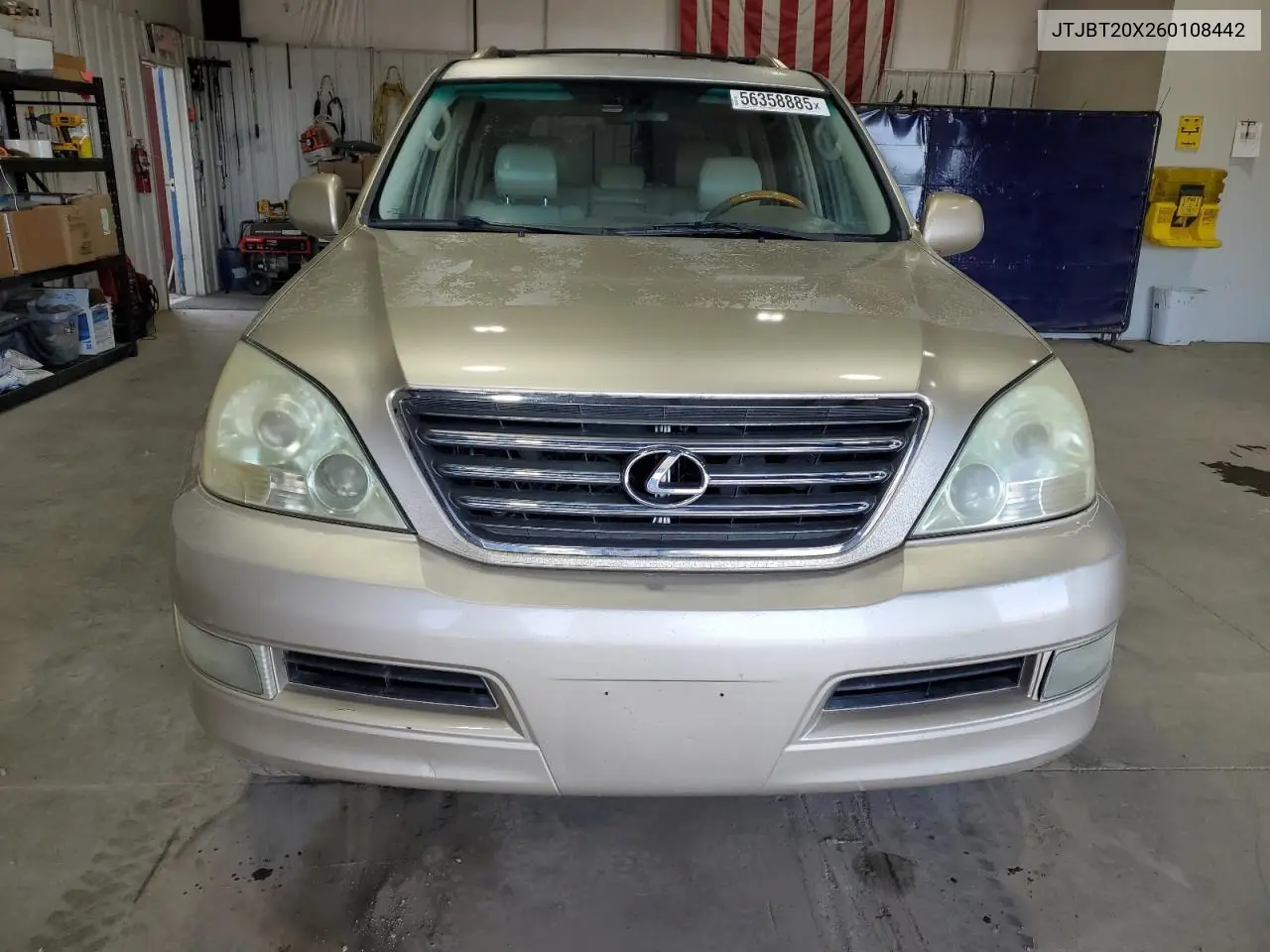 2006 Lexus Gx 470 VIN: JTJBT20X260108442 Lot: 56358885