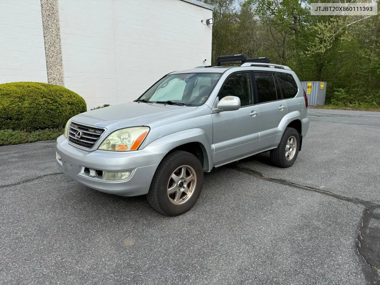 2006 Lexus Gx 470 VIN: JTJBT20X860111393 Lot: 56594095