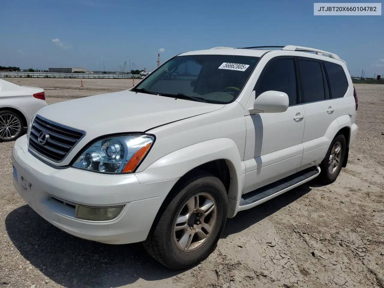 2006 Lexus Gx 470 VIN: JTJBT20X660104782 Lot: 56662805