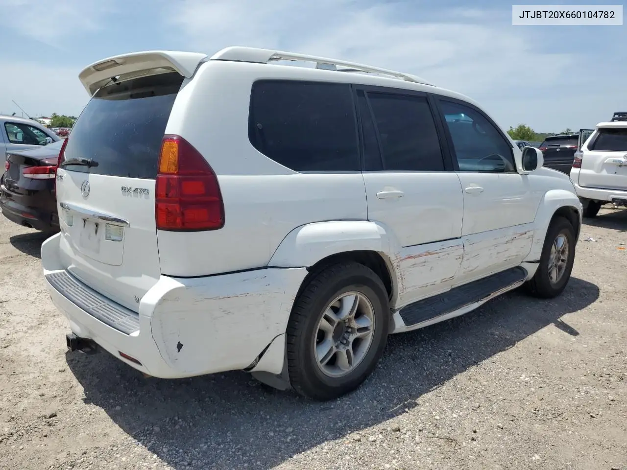 2006 Lexus Gx 470 VIN: JTJBT20X660104782 Lot: 56662805