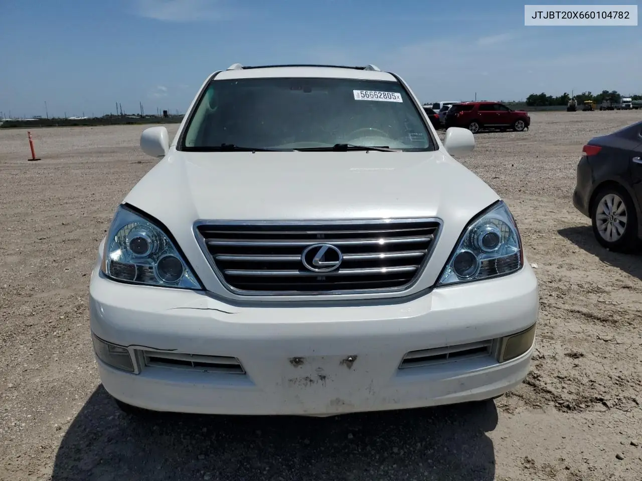 2006 Lexus Gx 470 VIN: JTJBT20X660104782 Lot: 56662805