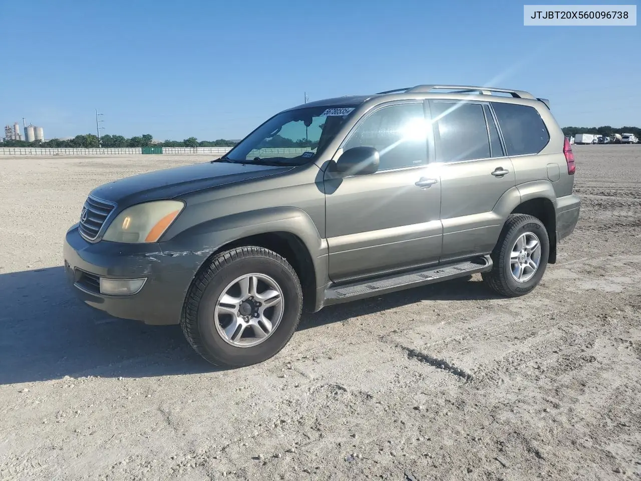 2006 Lexus Gx 470 VIN: JTJBT20X560096738 Lot: 56780535