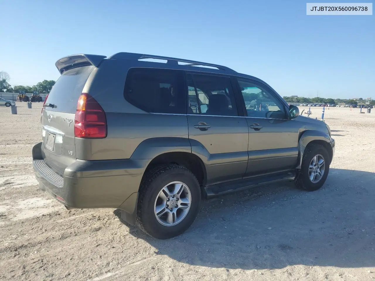 2006 Lexus Gx 470 VIN: JTJBT20X560096738 Lot: 56780535