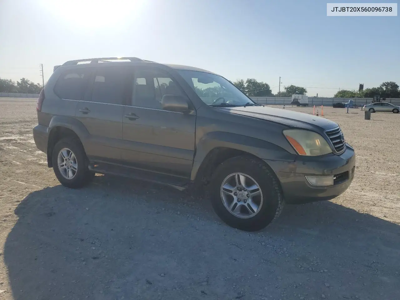 2006 Lexus Gx 470 VIN: JTJBT20X560096738 Lot: 56780535