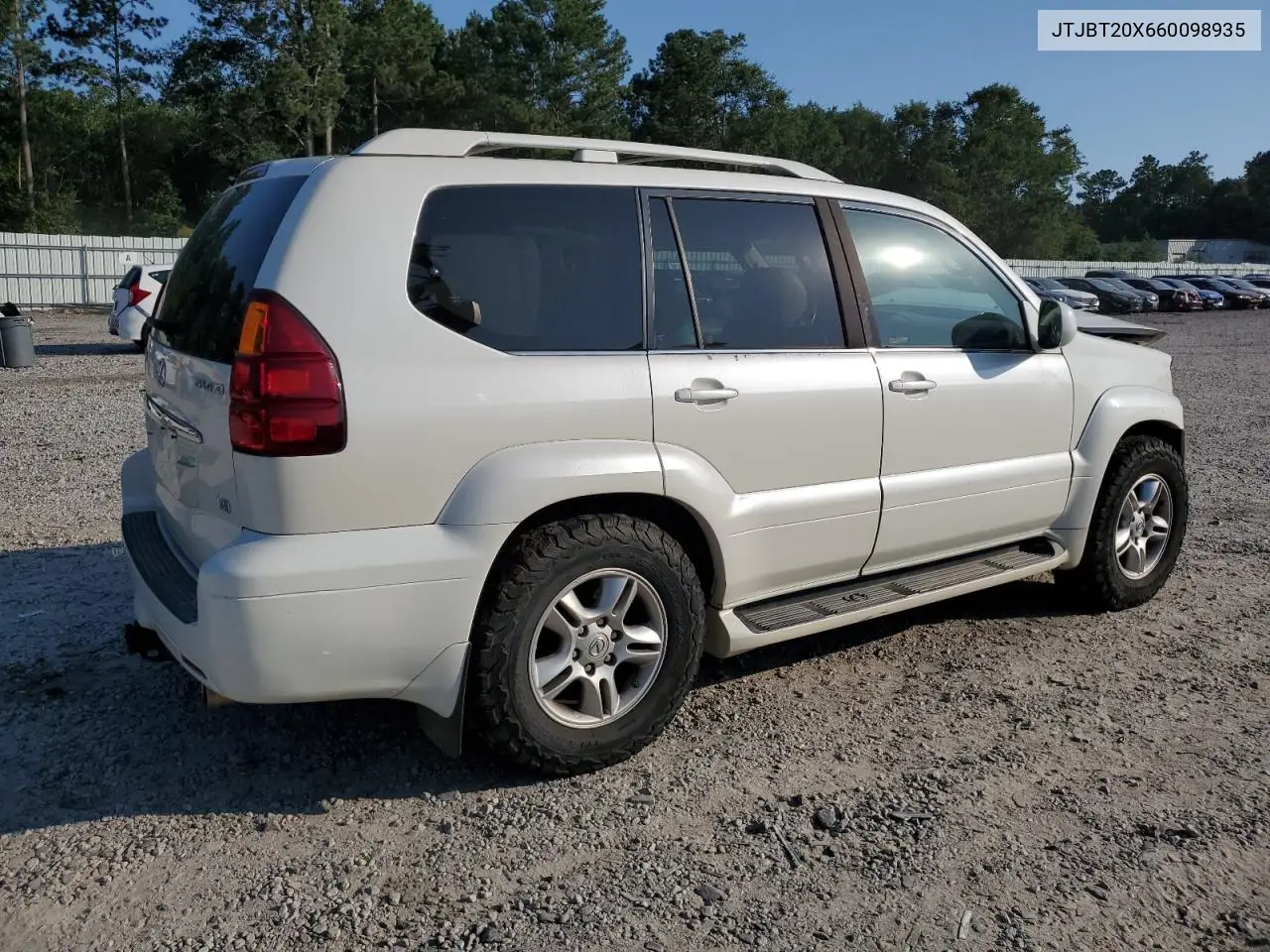 2006 Lexus Gx 470 VIN: JTJBT20X660098935 Lot: 60792355