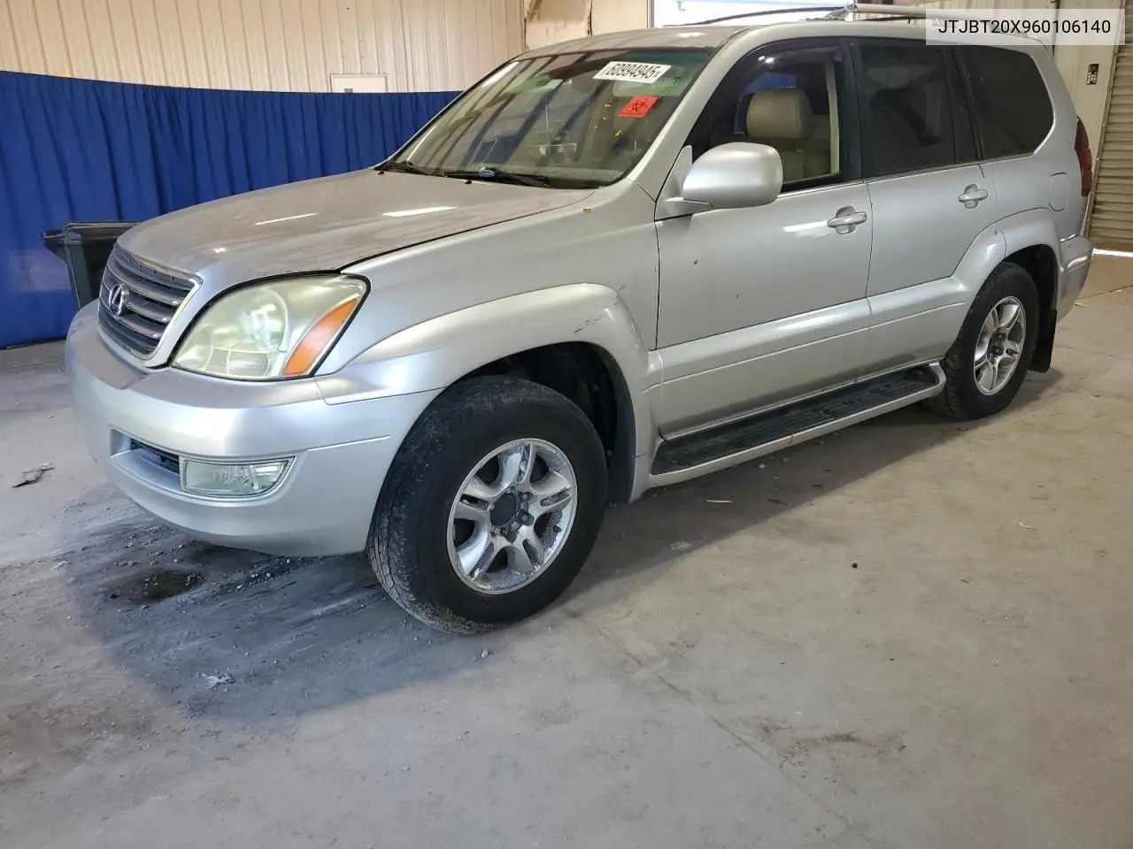 2006 Lexus Gx 470 VIN: JTJBT20X960106140 Lot: 60994945