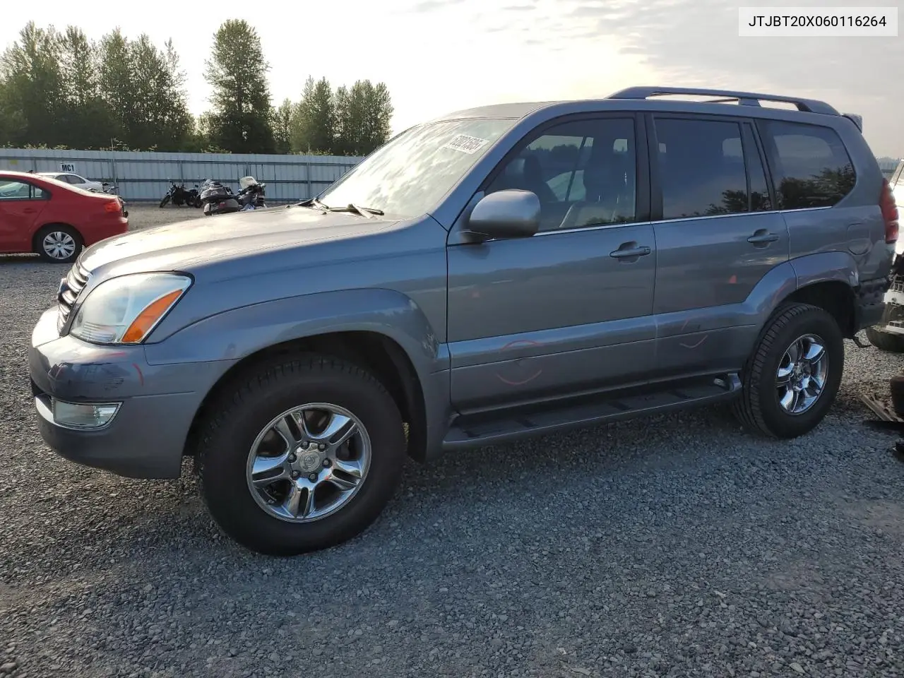 2006 Lexus Gx 470 VIN: JTJBT20X060116264 Lot: 62021505