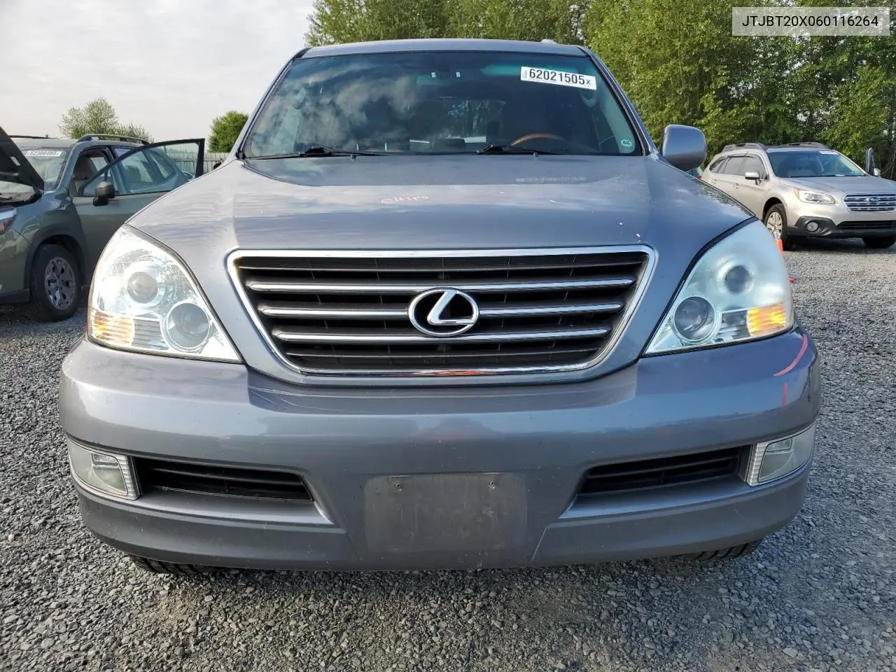2006 Lexus Gx 470 VIN: JTJBT20X060116264 Lot: 62021505