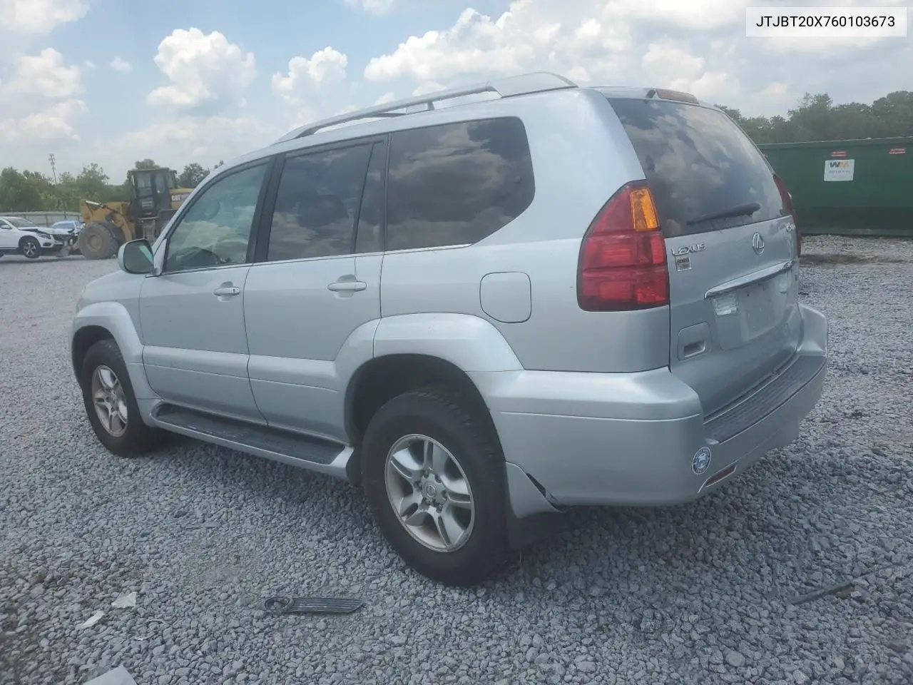 2006 Lexus Gx 470 VIN: JTJBT20X760103673 Lot: 62176885