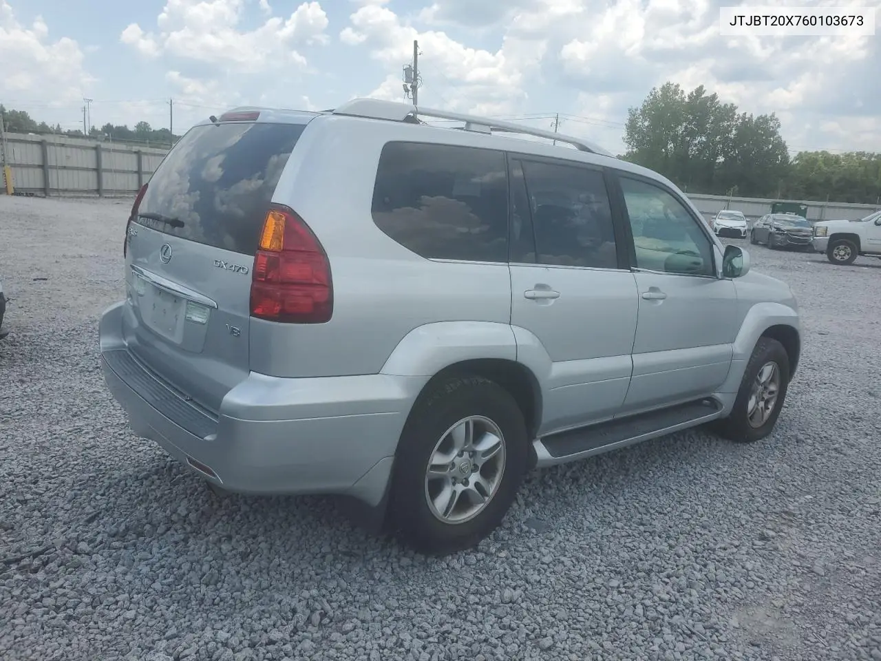 2006 Lexus Gx 470 VIN: JTJBT20X760103673 Lot: 62176885