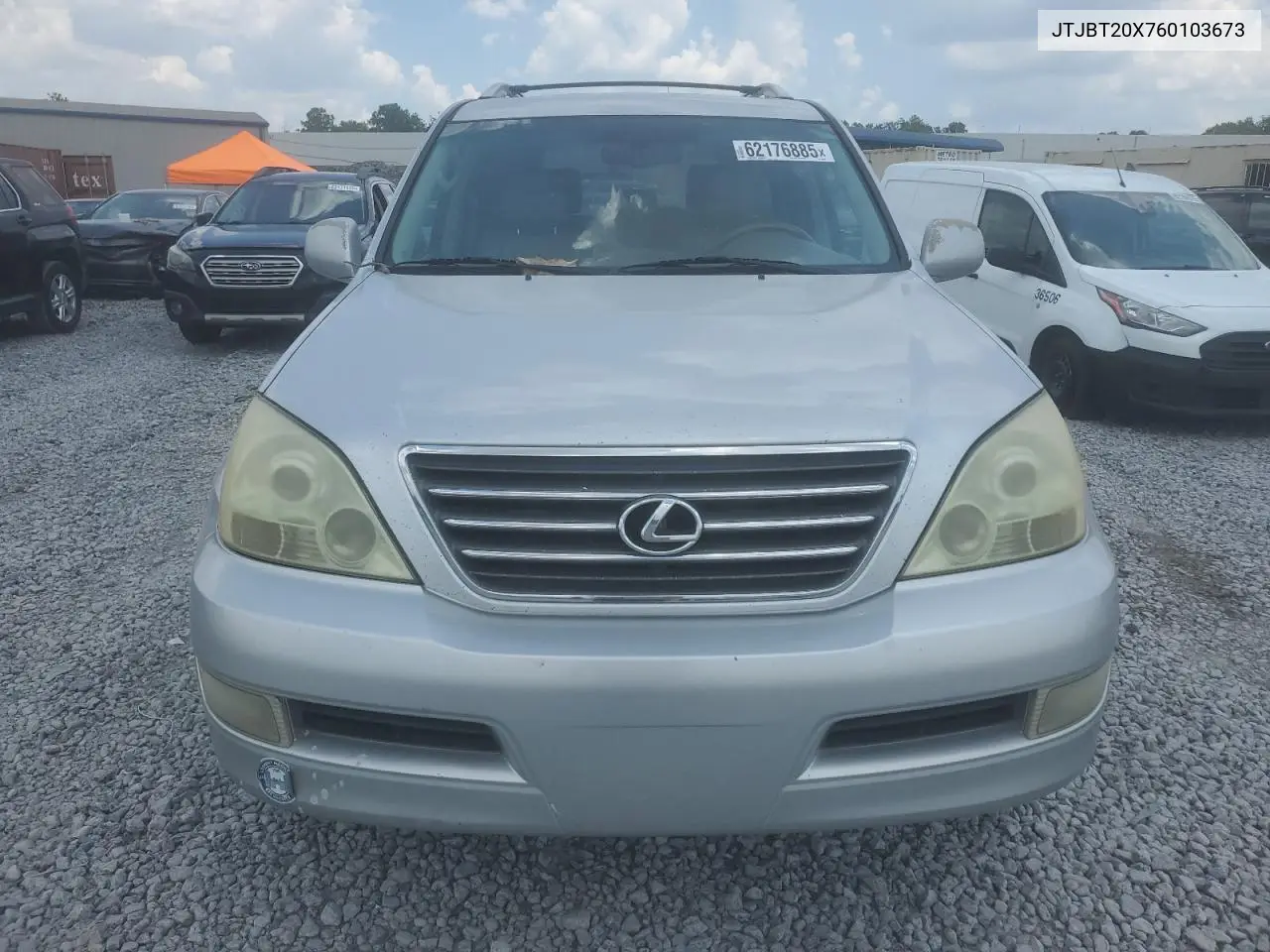 2006 Lexus Gx 470 VIN: JTJBT20X760103673 Lot: 62176885