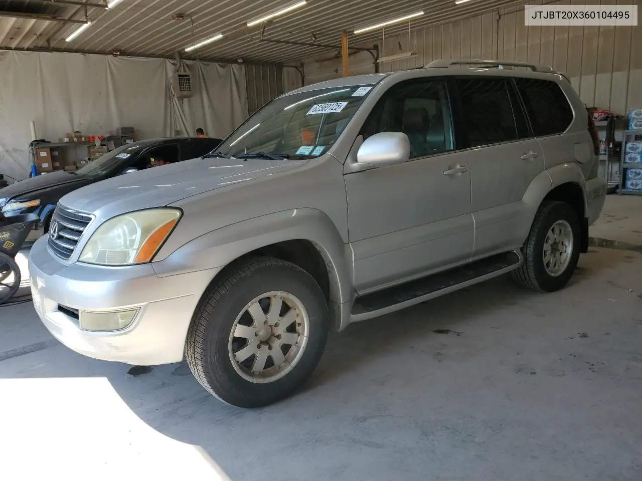 2006 Lexus Gx 470 VIN: JTJBT20X360104495 Lot: 62569125