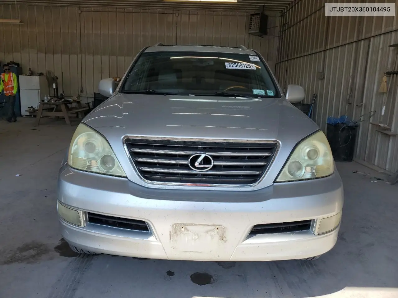 2006 Lexus Gx 470 VIN: JTJBT20X360104495 Lot: 62569125