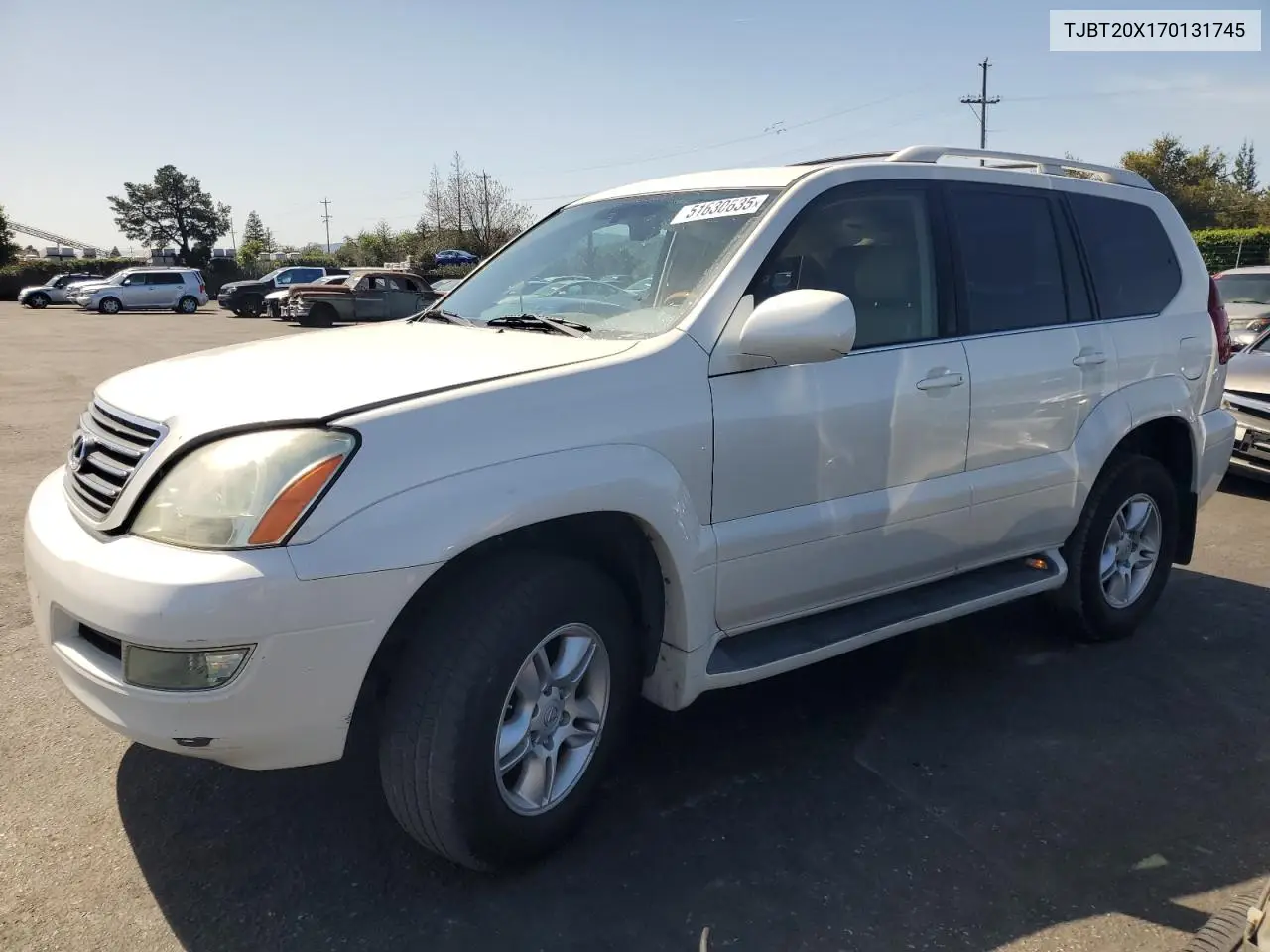 2007 Lexus Gx 470 VIN: JTJBT20X170131745 Lot: 51630635