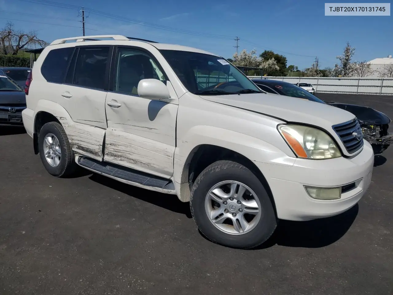 2007 Lexus Gx 470 VIN: JTJBT20X170131745 Lot: 51630635