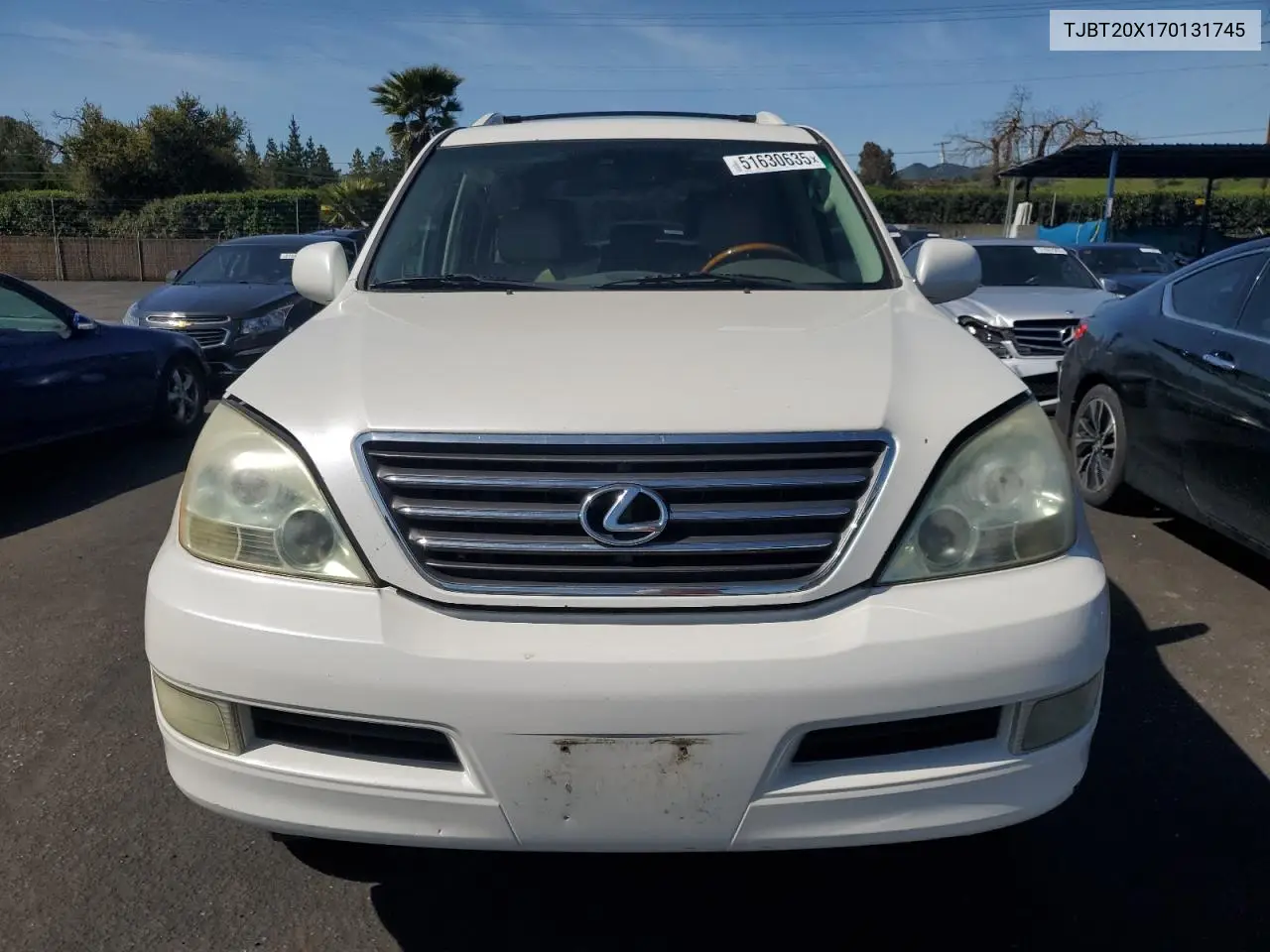 2007 Lexus Gx 470 VIN: JTJBT20X170131745 Lot: 51630635