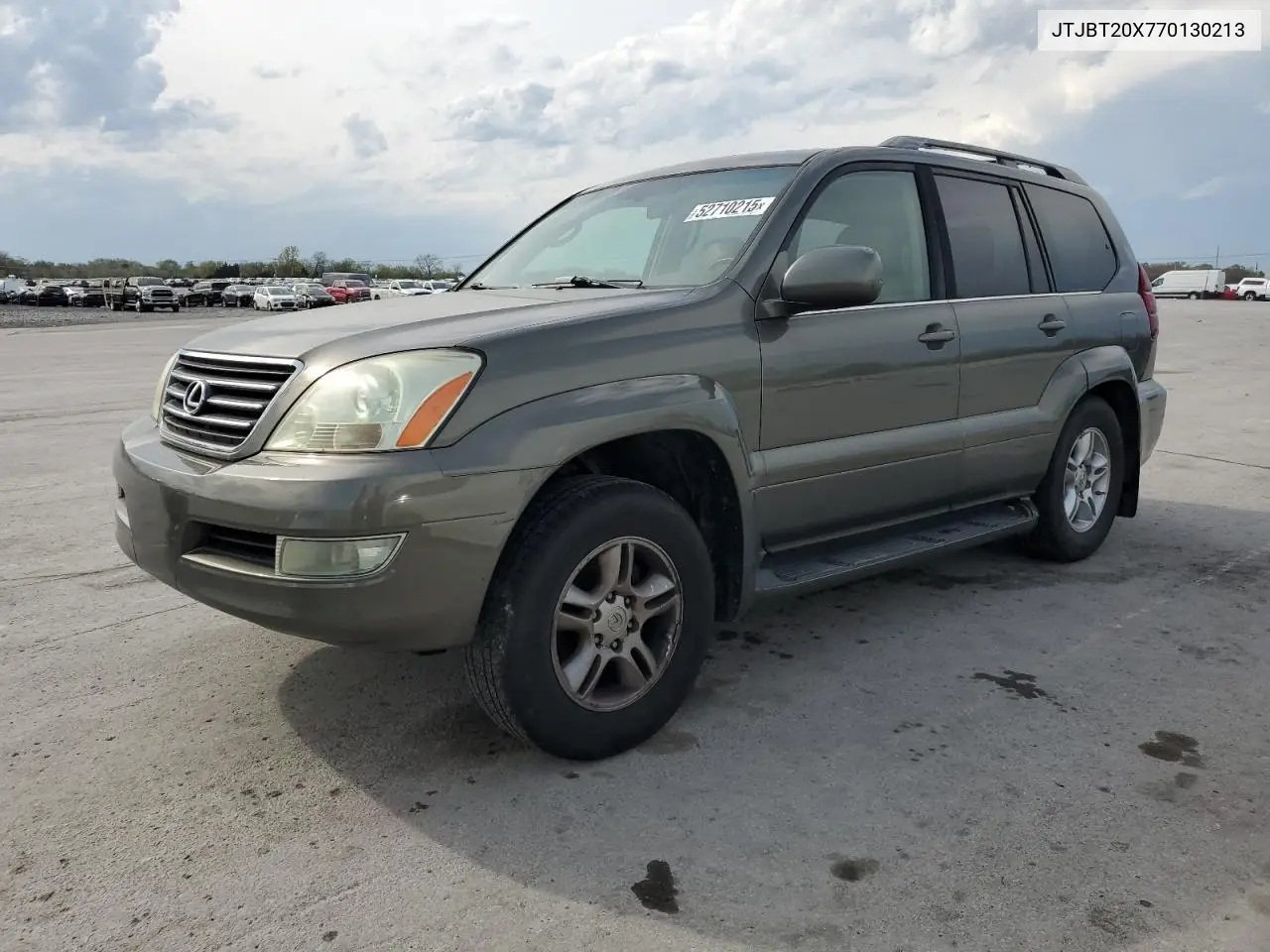 2007 Lexus Gx 470 VIN: JTJBT20X770130213 Lot: 52710215