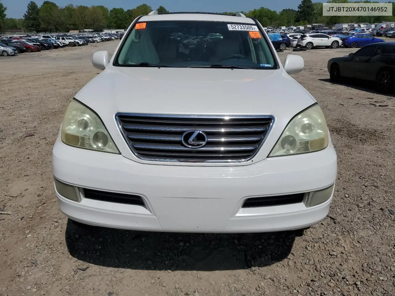 2007 Lexus Gx 470 VIN: JTJBT20X470146952 Lot: 52733505