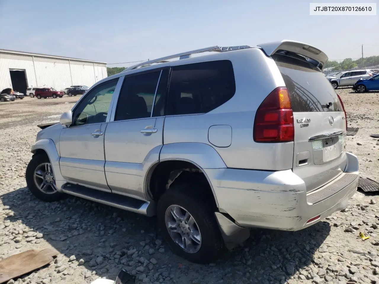 2007 Lexus Gx 470 VIN: JTJBT20X870126610 Lot: 55022924