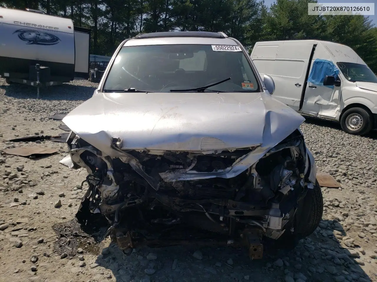 2007 Lexus Gx 470 VIN: JTJBT20X870126610 Lot: 55022924