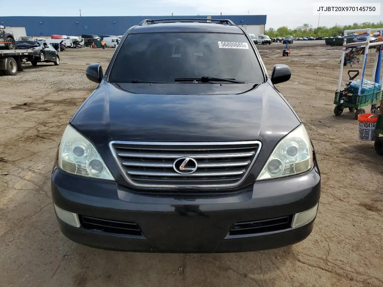 2007 Lexus Gx 470 VIN: JTJBT20X970145750 Lot: 56800685