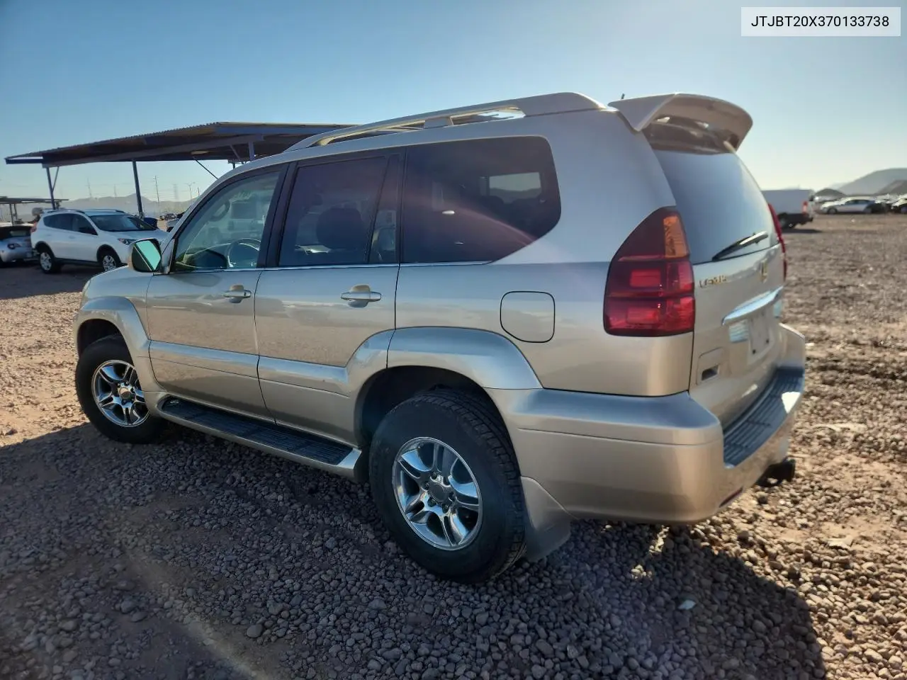 2007 Lexus Gx 470 VIN: JTJBT20X370133738 Lot: 61270525