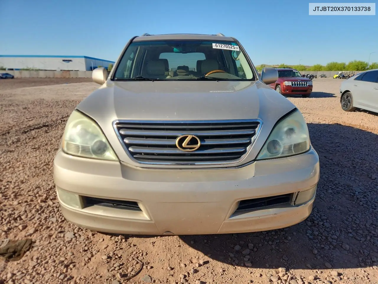 2007 Lexus Gx 470 VIN: JTJBT20X370133738 Lot: 61270525