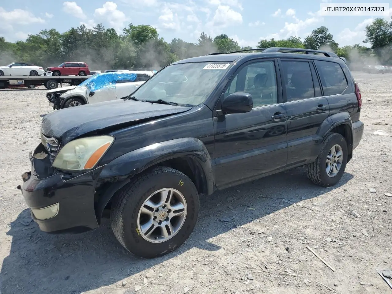 2007 Lexus Gx 470 VIN: JTJBT20X470147373 Lot: 61926615