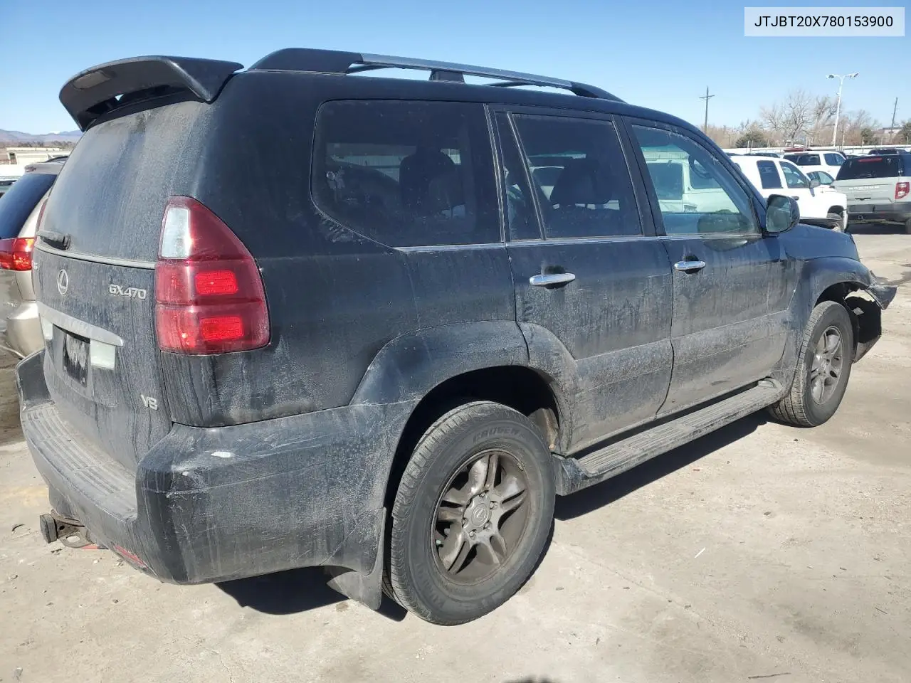 2008 Lexus Gx 470 VIN: JTJBT20X780153900 Lot: 46645505