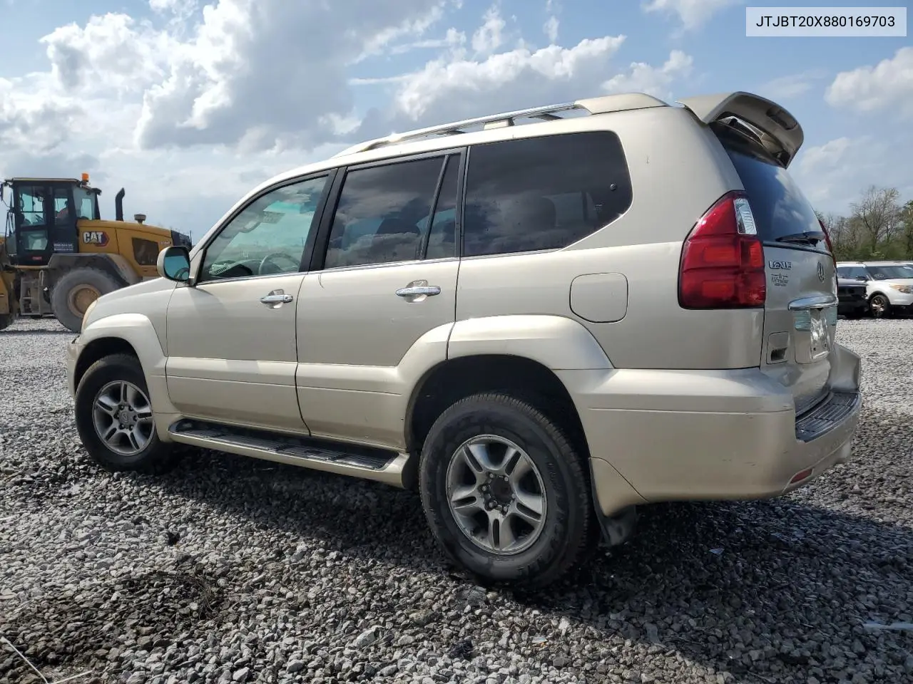 2008 Lexus Gx 470 VIN: JTJBT20X880169703 Lot: 51767925