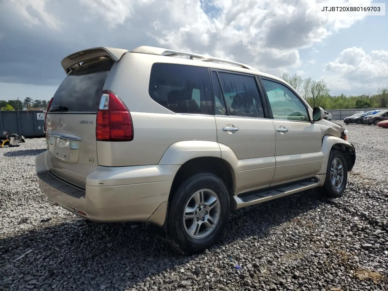 2008 Lexus Gx 470 VIN: JTJBT20X880169703 Lot: 51767925