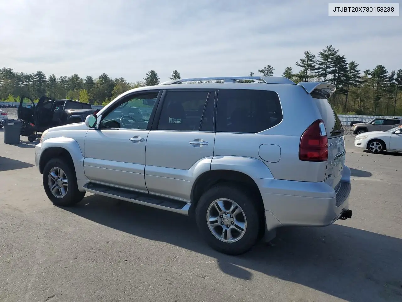 2008 Lexus Gx 470 VIN: JTJBT20X780158238 Lot: 56864425