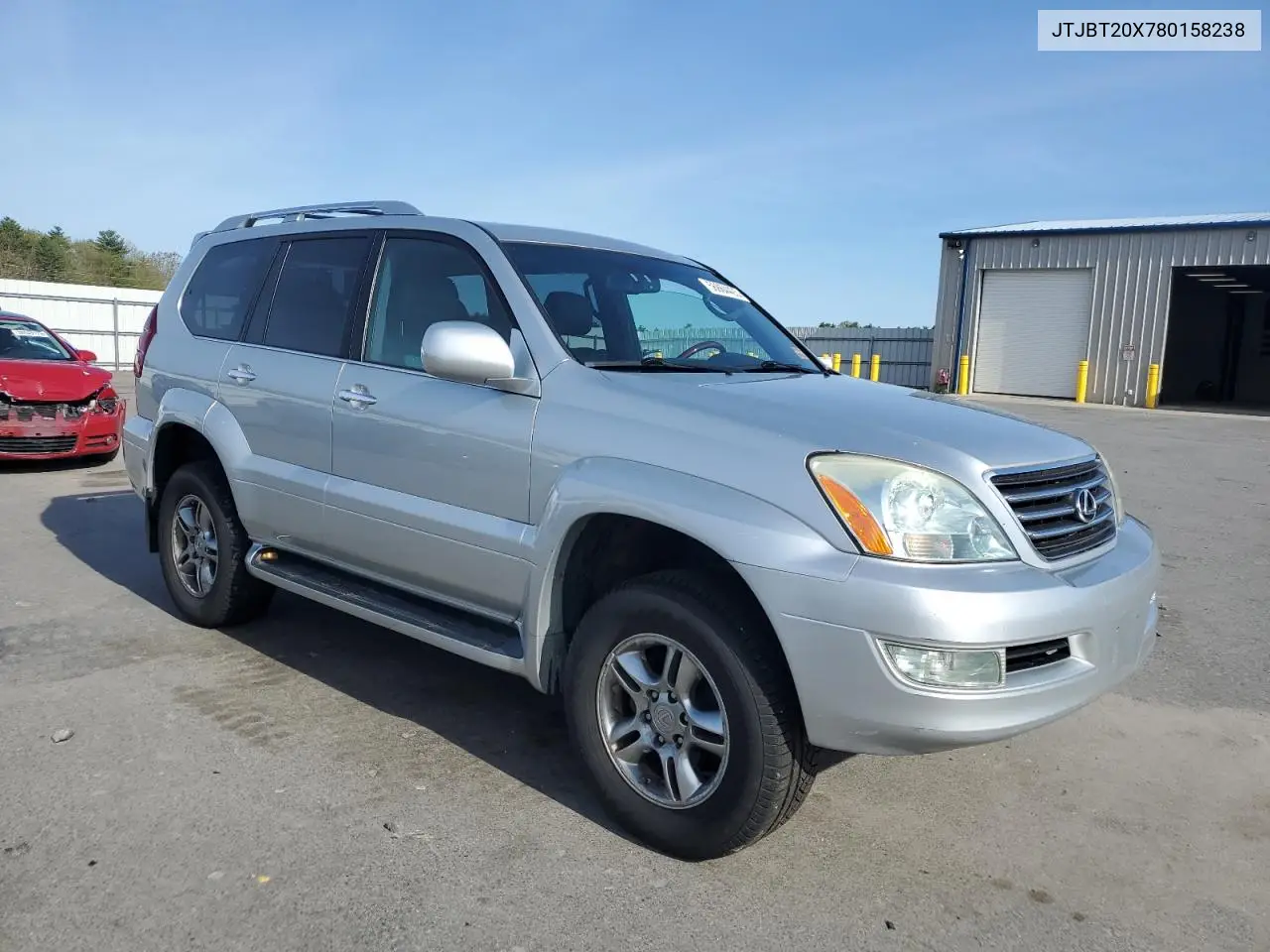 2008 Lexus Gx 470 VIN: JTJBT20X780158238 Lot: 56864425