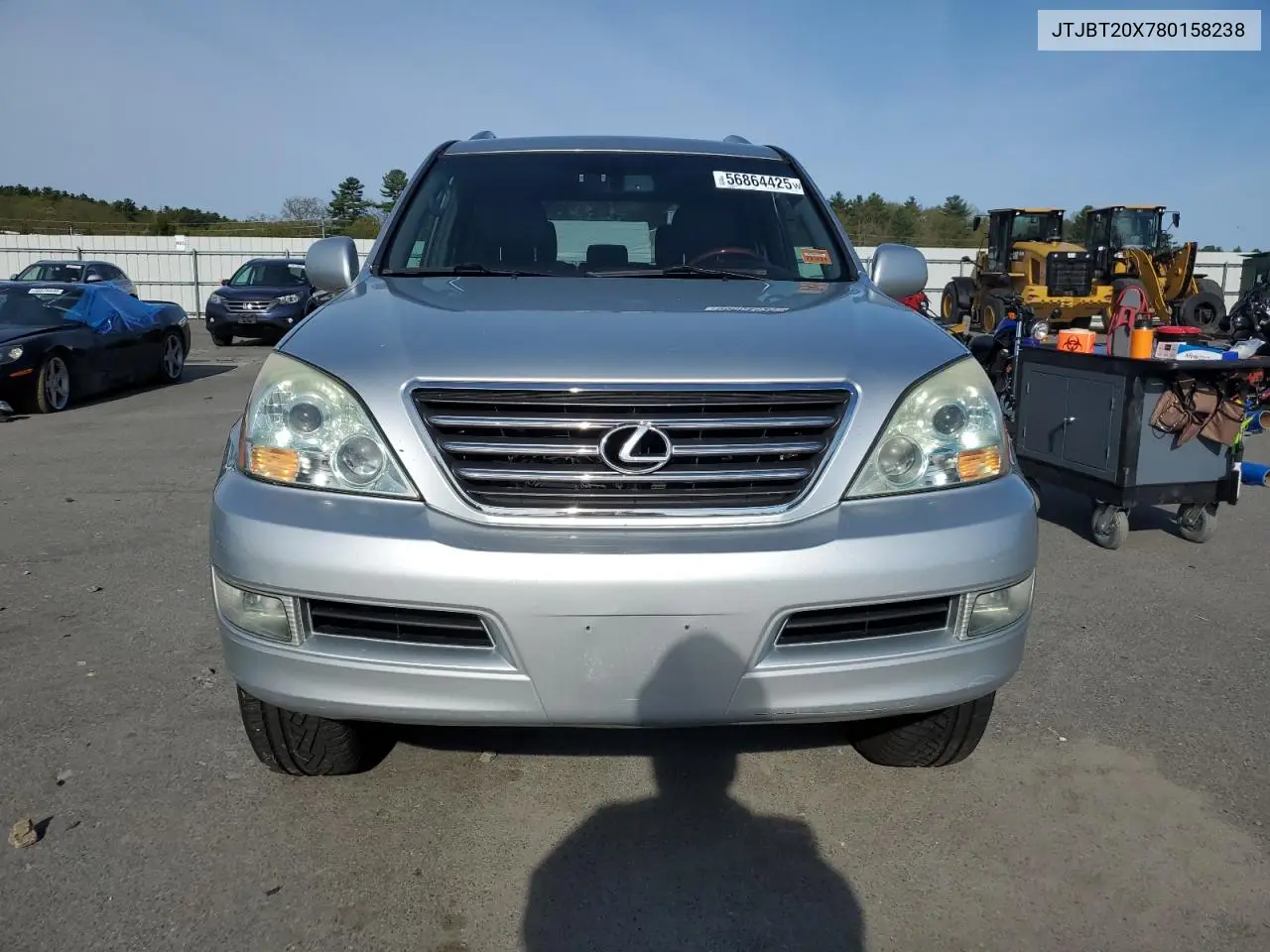 2008 Lexus Gx 470 VIN: JTJBT20X780158238 Lot: 56864425