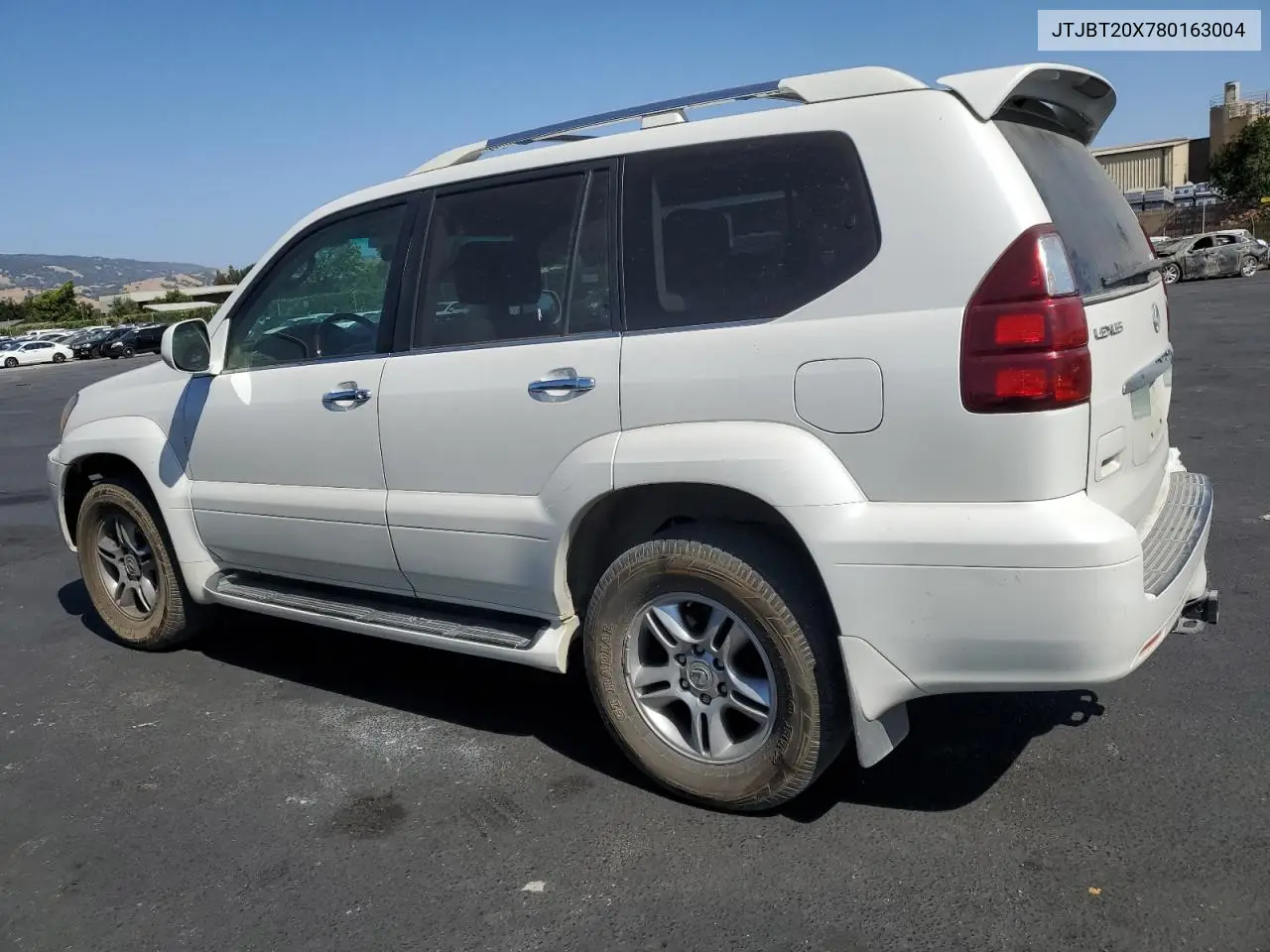 2008 Lexus Gx 470 VIN: JTJBT20X780163004 Lot: 61816995