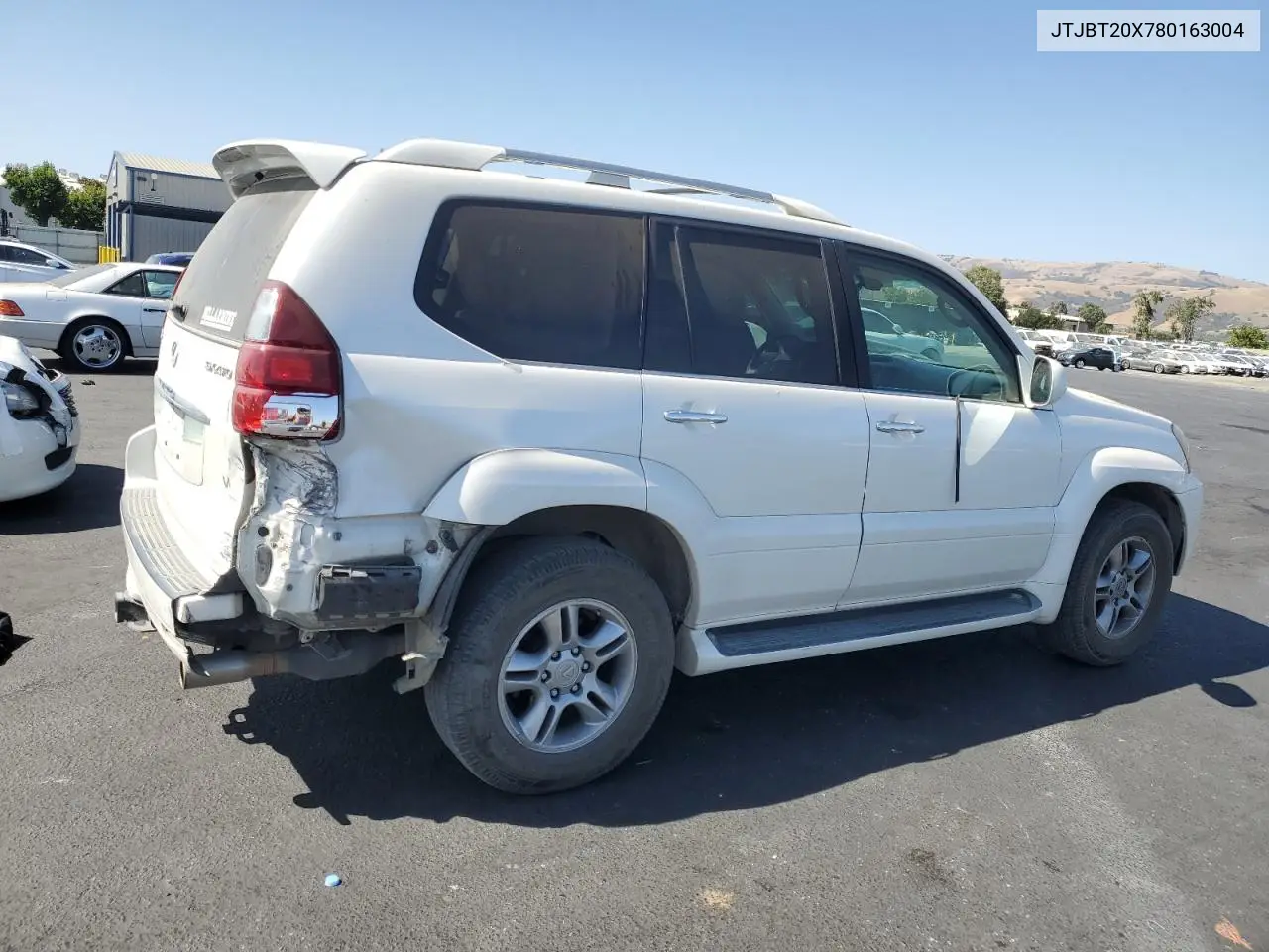 2008 Lexus Gx 470 VIN: JTJBT20X780163004 Lot: 61816995