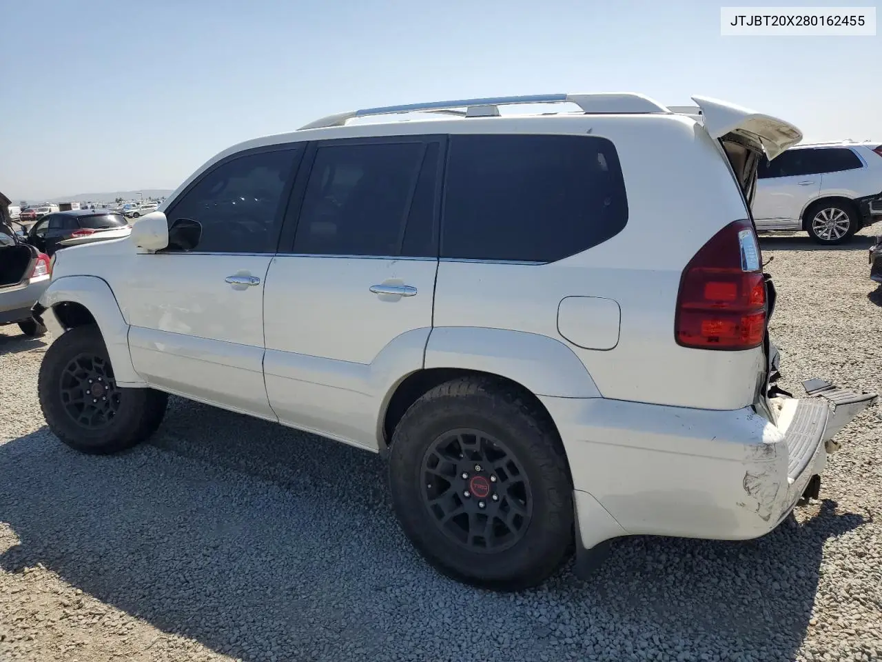 2008 Lexus Gx 470 VIN: JTJBT20X280162455 Lot: 61837895
