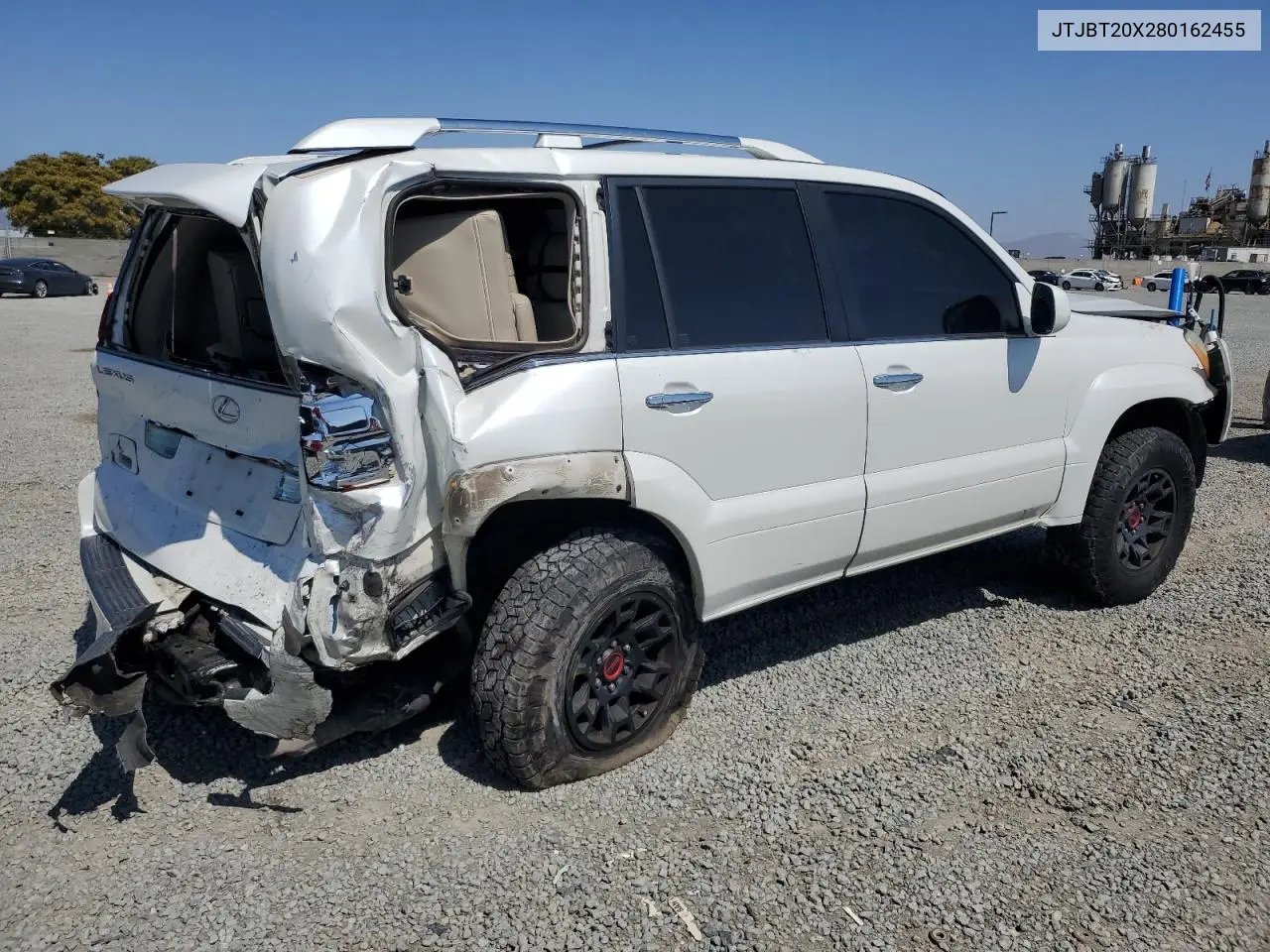 2008 Lexus Gx 470 VIN: JTJBT20X280162455 Lot: 61837895