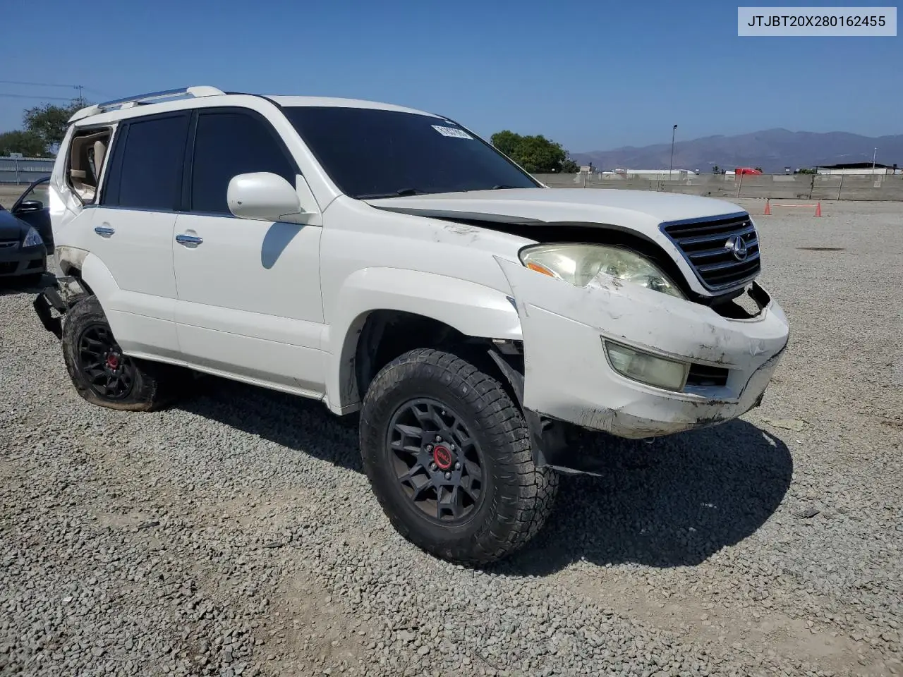 2008 Lexus Gx 470 VIN: JTJBT20X280162455 Lot: 61837895