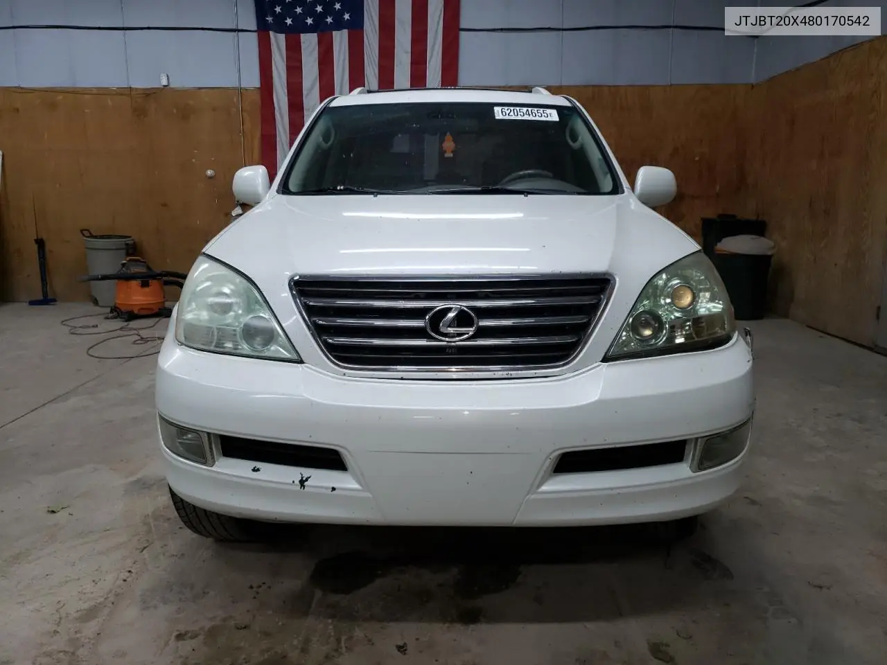 2008 Lexus Gx 470 VIN: JTJBT20X480170542 Lot: 62054655