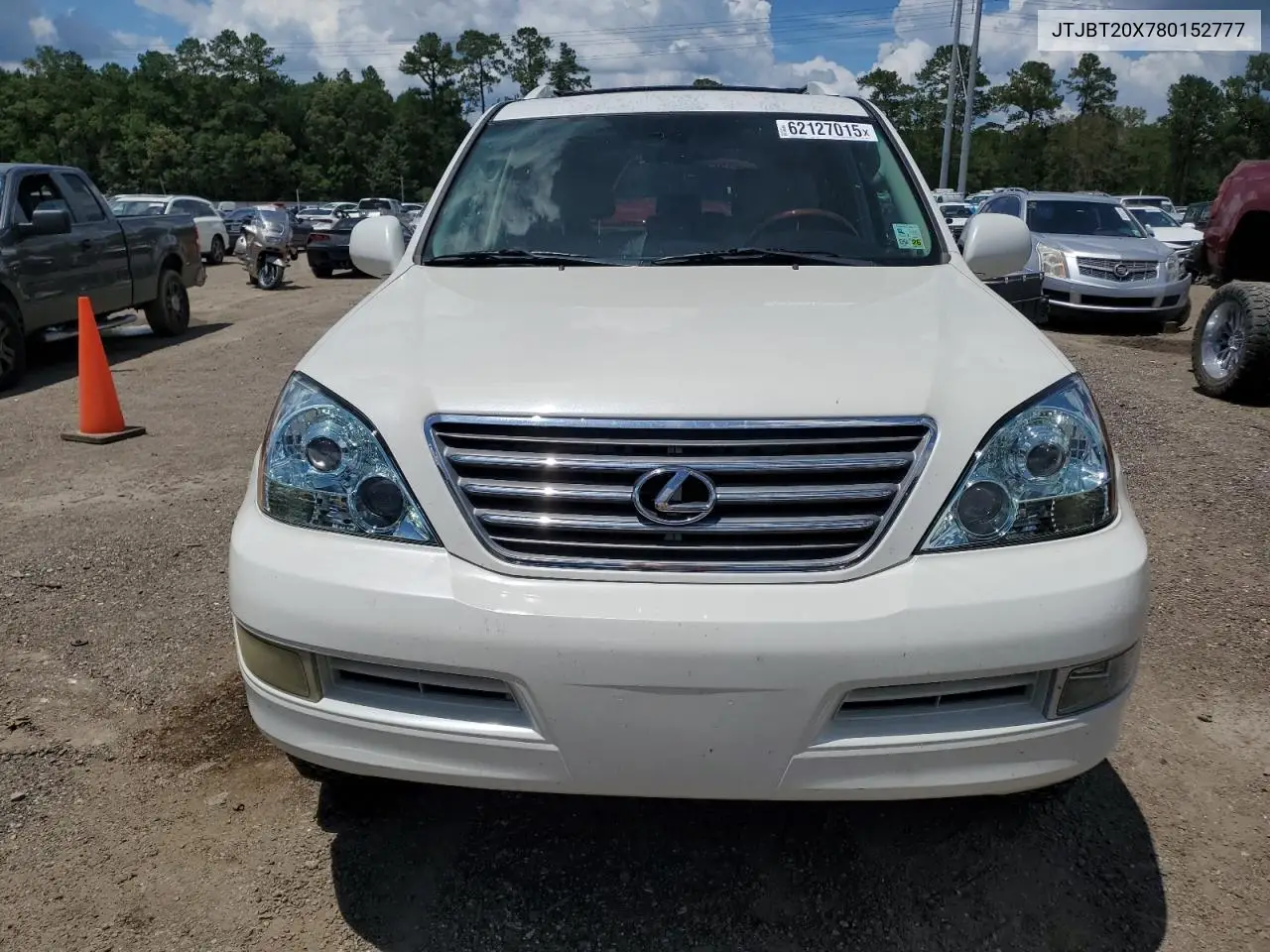 2008 Lexus Gx 470 VIN: JTJBT20X780152777 Lot: 62127015