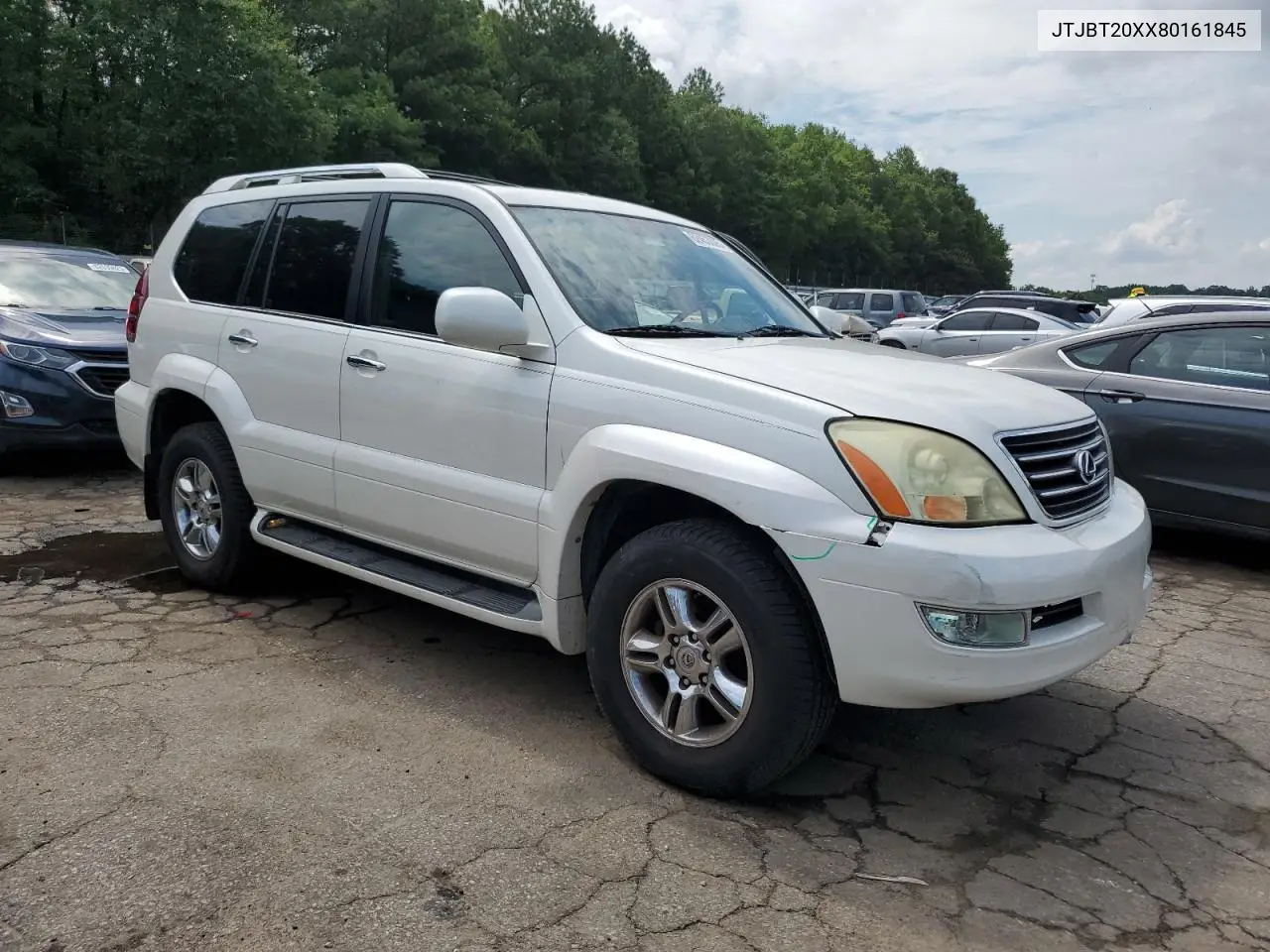 2008 Lexus Gx 470 VIN: JTJBT20XX80161845 Lot: 62453005