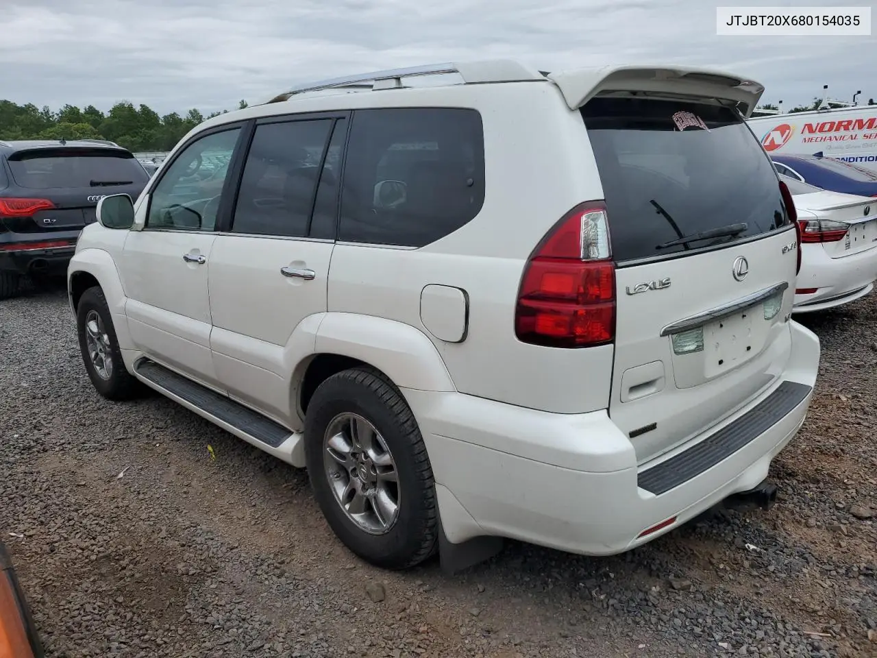 2008 Lexus Gx 470 VIN: JTJBT20X680154035 Lot: 62940915