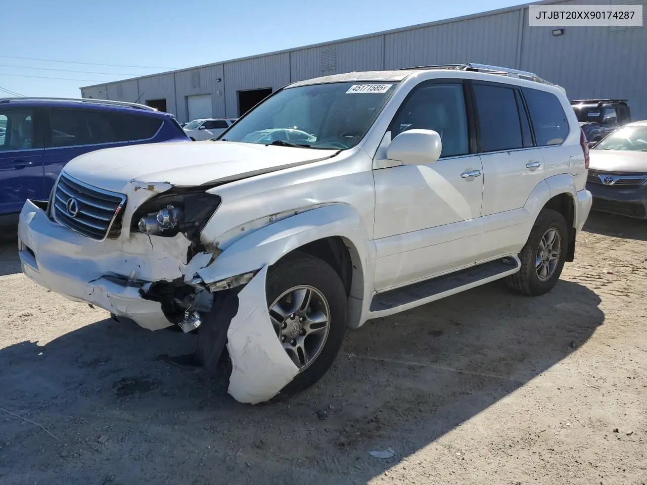 2009 Lexus Gx 470 VIN: JTJBT20XX90174287 Lot: 45171585