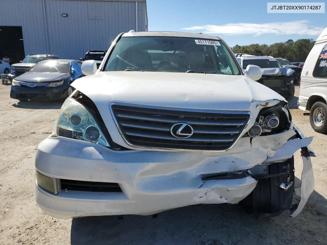 2009 Lexus Gx 470 VIN: JTJBT20XX90174287 Lot: 45171585
