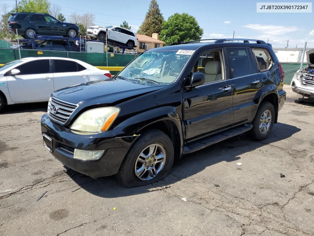 2009 Lexus Gx 470 VIN: JTJBT20X390172347 Lot: 62425615