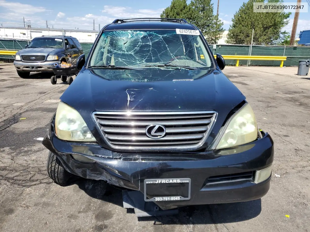 2009 Lexus Gx 470 VIN: JTJBT20X390172347 Lot: 62425615