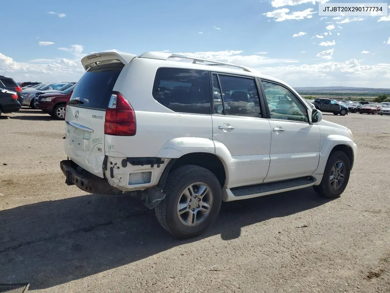 2009 Lexus Gx 470 VIN: JTJBT20X290177734 Lot: 62769495