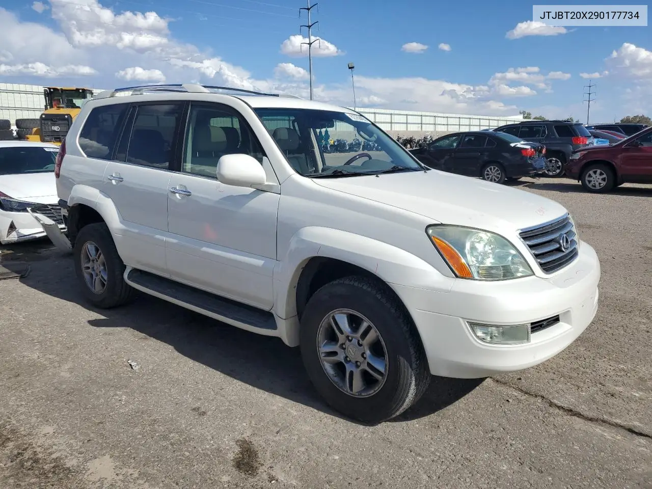 2009 Lexus Gx 470 VIN: JTJBT20X290177734 Lot: 62769495