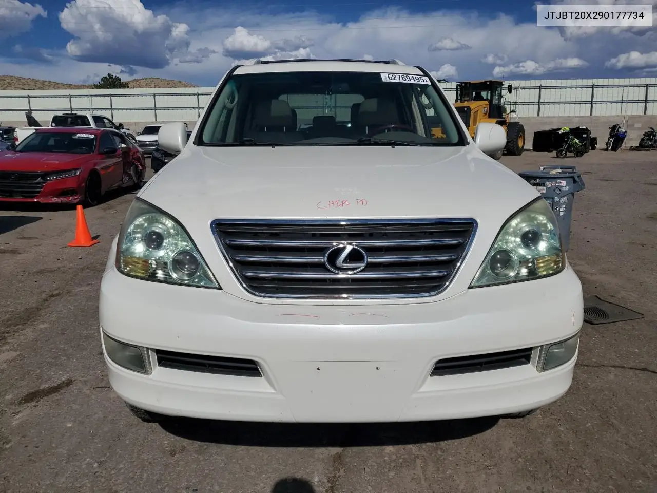 2009 Lexus Gx 470 VIN: JTJBT20X290177734 Lot: 62769495